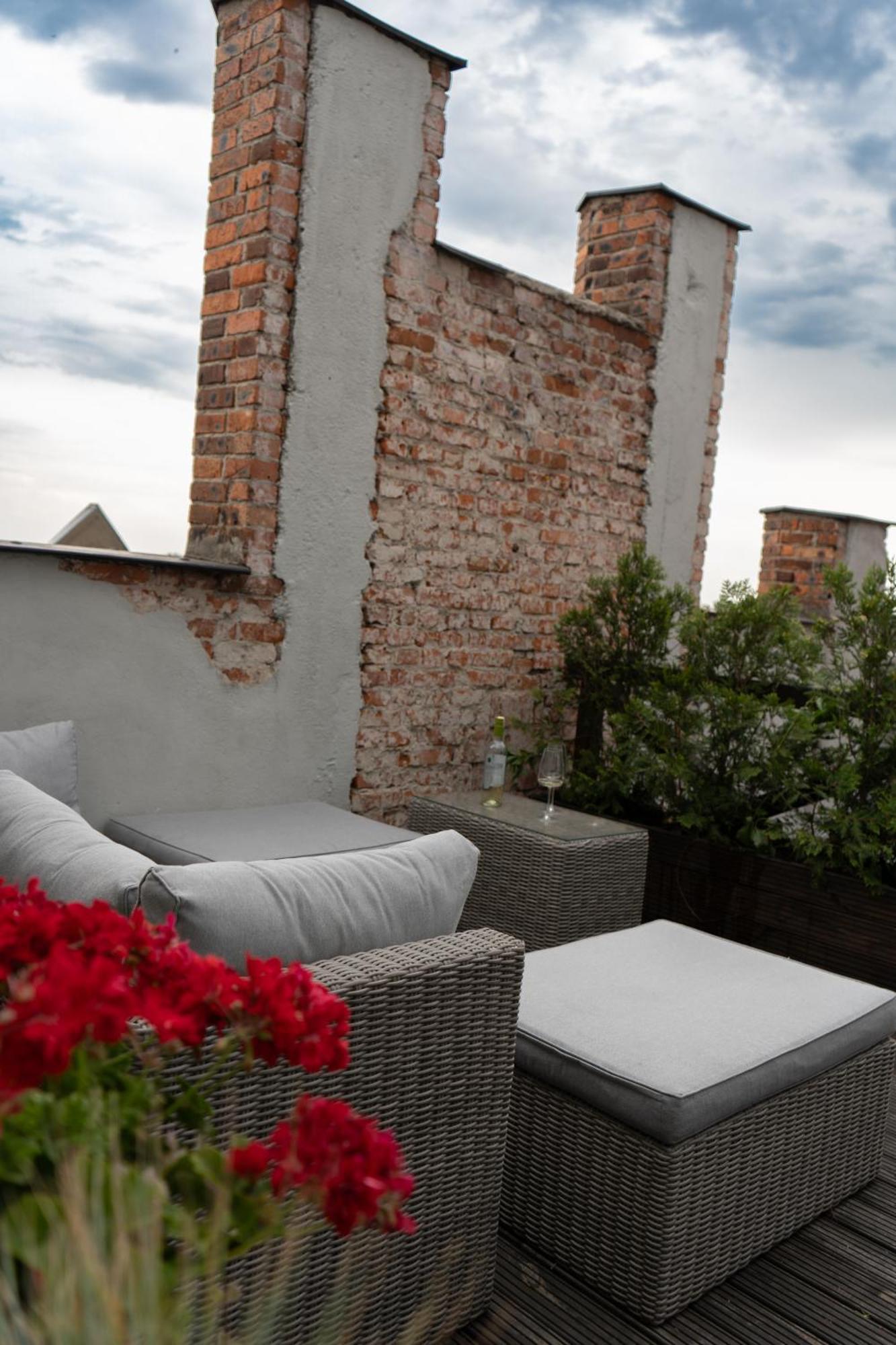 Ferienwohnung Gotyk Na Dotyk Z Tarasem Na Dachu Thorn Exterior foto