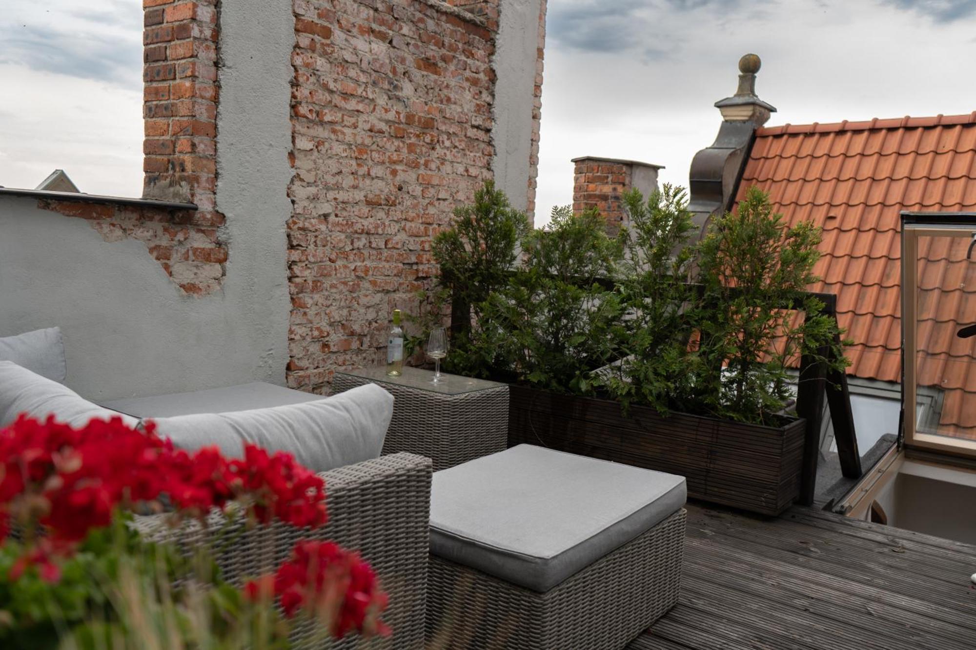Ferienwohnung Gotyk Na Dotyk Z Tarasem Na Dachu Thorn Exterior foto